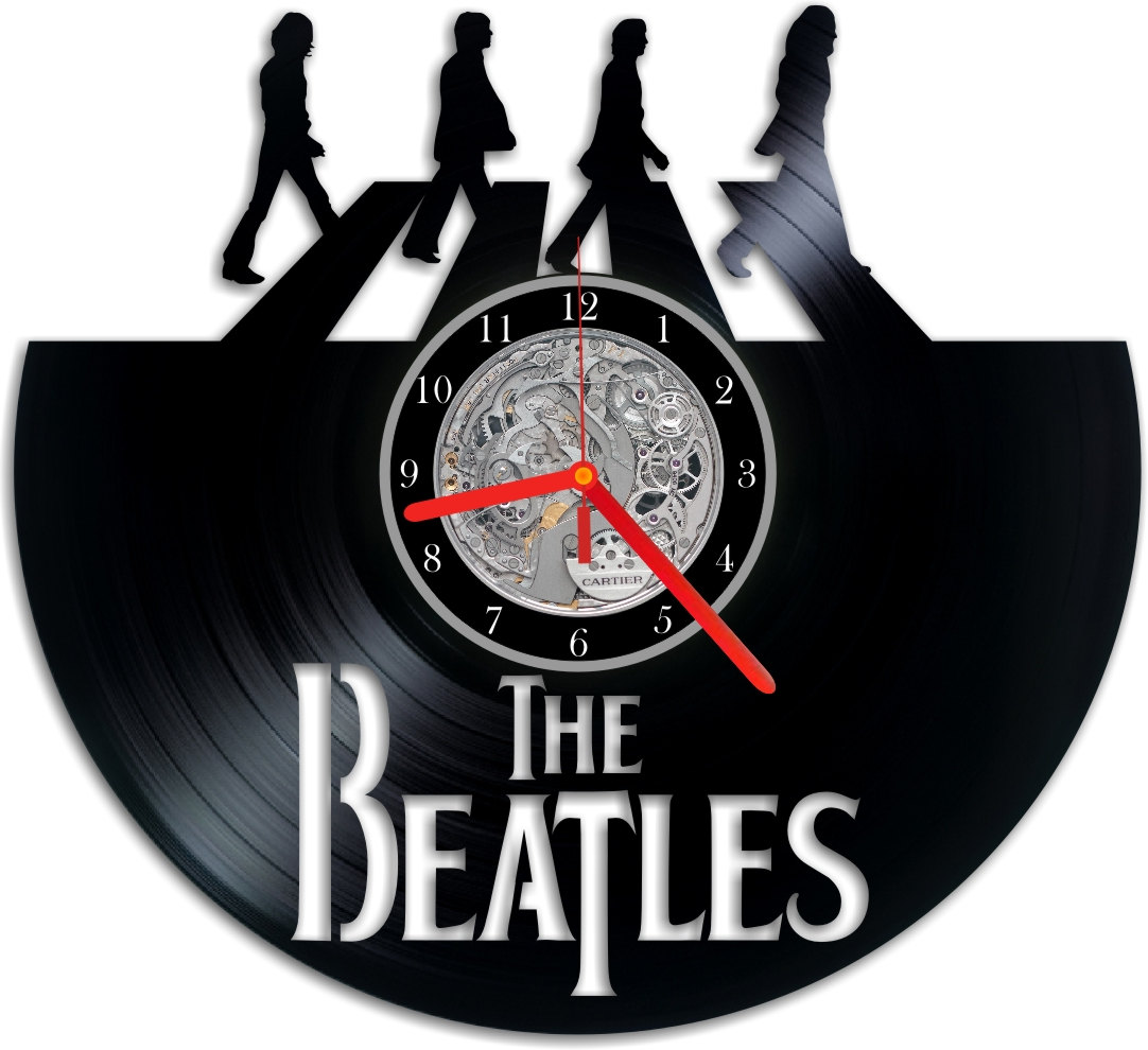 Iconic Imagine vinyl record wall clock Beatles 