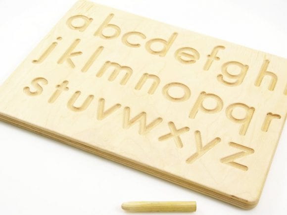 Montessori Toy - Alphabet Tracing Board | Indigovento
